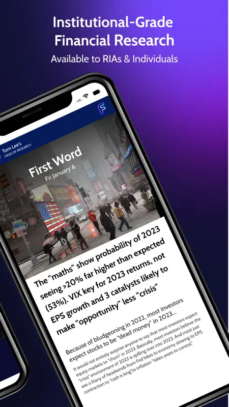 Fundstrat Direct screenshot 2 of 5