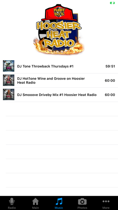 Hoosier Heat Radio Screenshot