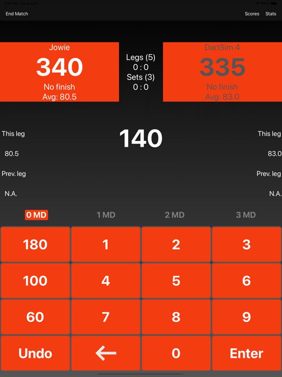 Screenshot #4 pour DartCohol Darts Trainer