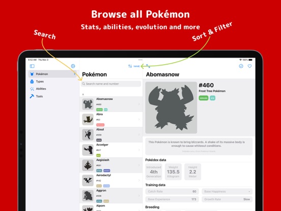 Screenshot #4 pour Pikadex - Pokédex pour Pokemon