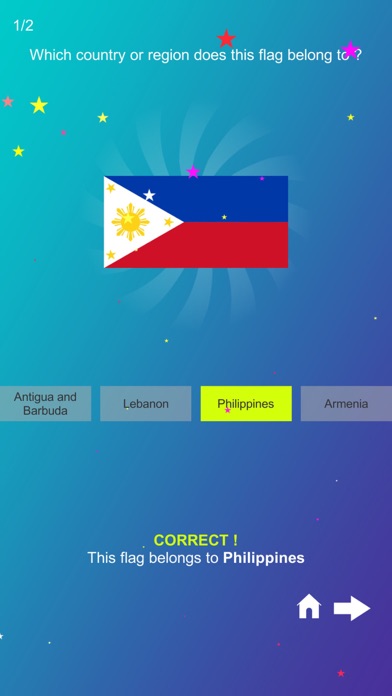 Screenshot #1 pour Guess The Flag:Ultimate Quiz