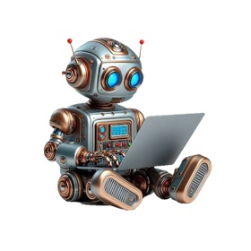 Robot Laptop Stickers