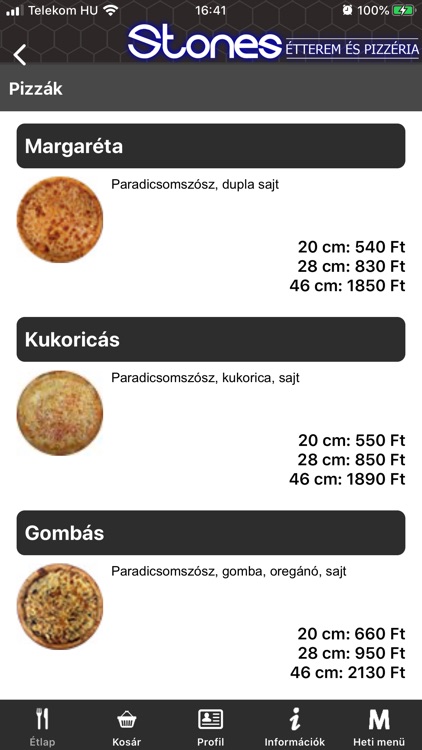 Stones Étterem és Pizzéria