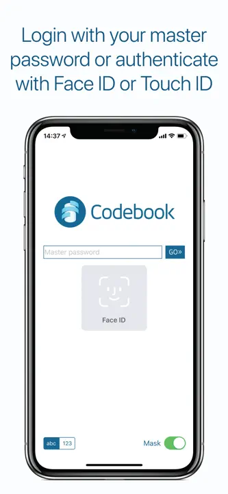 Codebook Password Manager: Screenshot 1 von 9