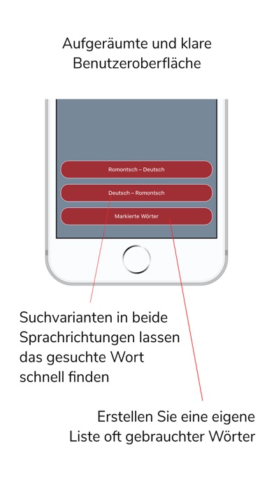 Screenshot #2 pour Wörterbuch Rumantsch Puter