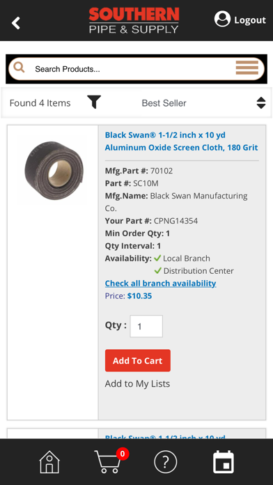 Screenshot 4 of Southern Pipe and Supply App