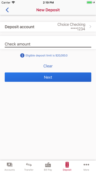 BOK Financial Mobile Banking Screenshot