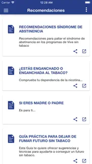 vive sin tabaco iphone capturas de pantalla 4