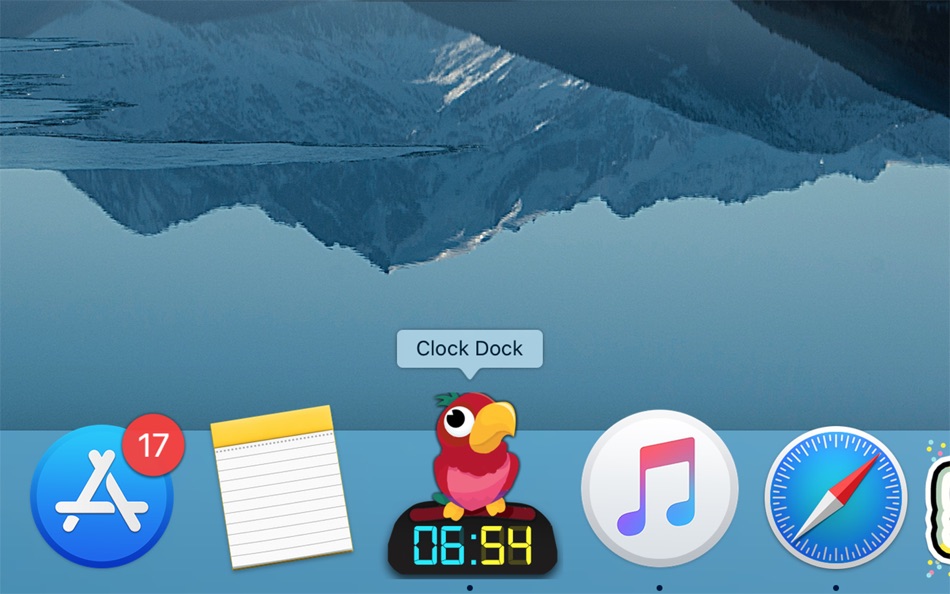 #7. Clock Dock (macOS) 由: Marian Raafat