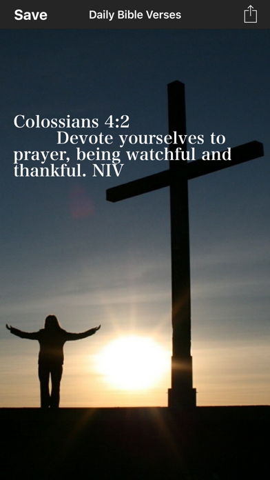 Screenshot #1 pour Daily Bible Verses