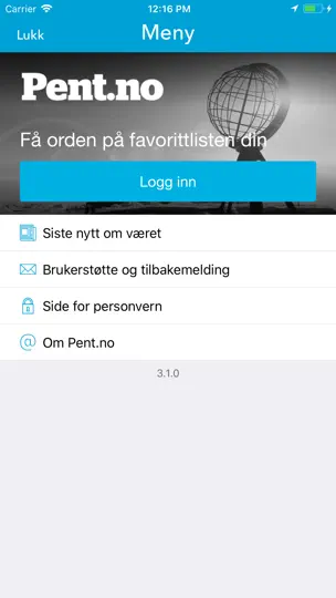 VG Pent.no iPhone-skjermbilde 2