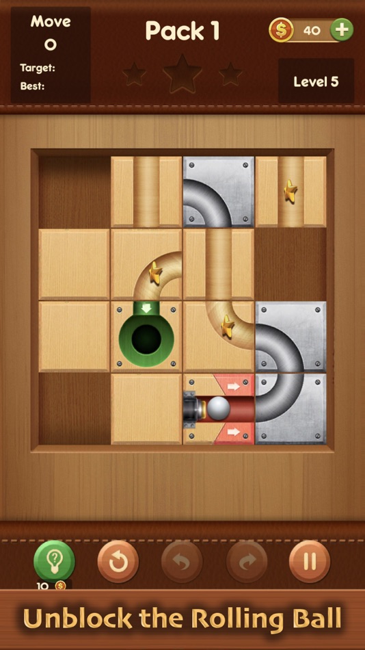 #2. Slide the Ball : 3D Rolling (iOS) 由: Puzzle Mania Studio