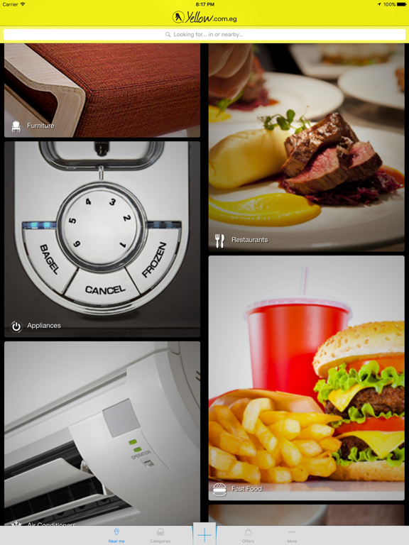 Egypt Yellow Pages iPad screenshot 1 - Utilities app