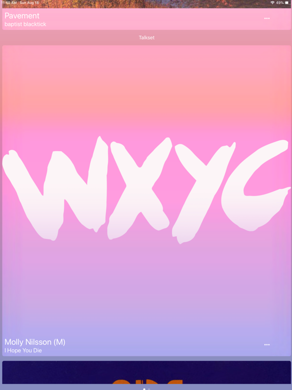 Screenshot #4 pour WXYC Radio