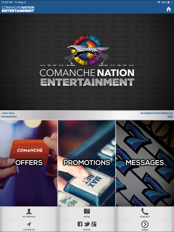 Comanche Nation Ent. Rewards