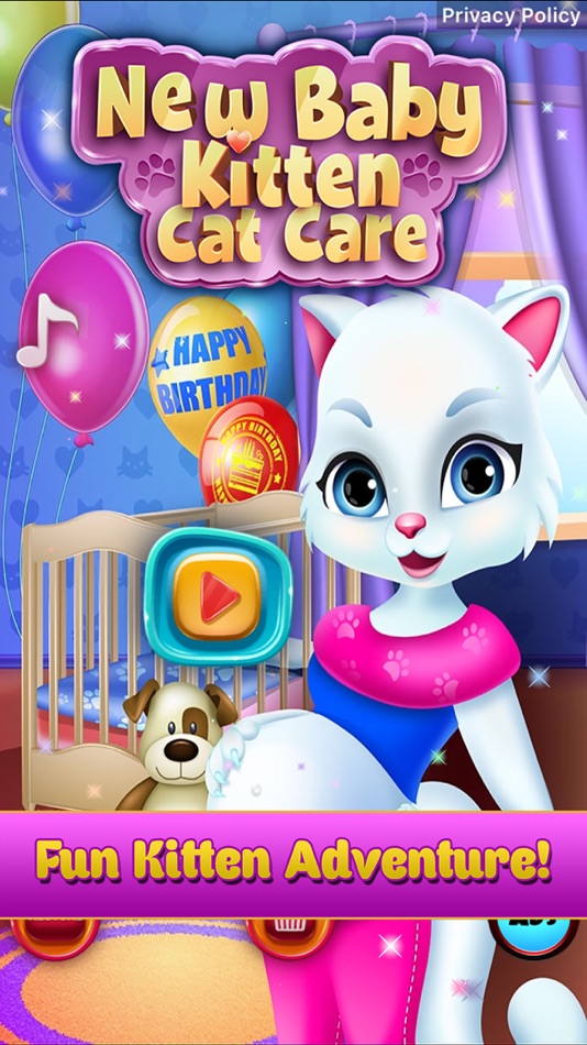 New Baby Pet Kitten Cat Games - 5.0 - (iOS)