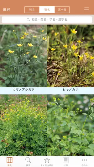 野に咲く花（山溪ハンディ図鑑） screenshot 2