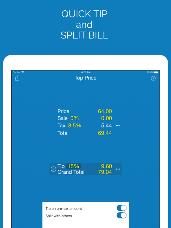 Sales Tax Discount Calculator iPad screenshot 5 - Finance app