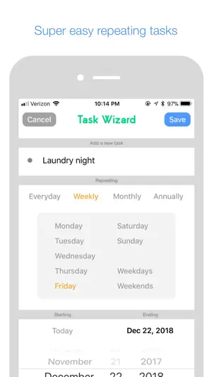 Doozy - Daily To Do's screenshot 2