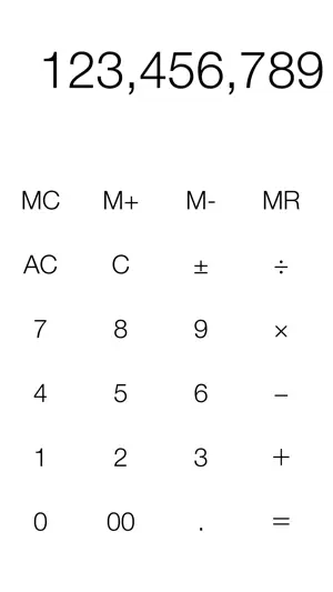 xCalc - Simple Calculator screenshot 1