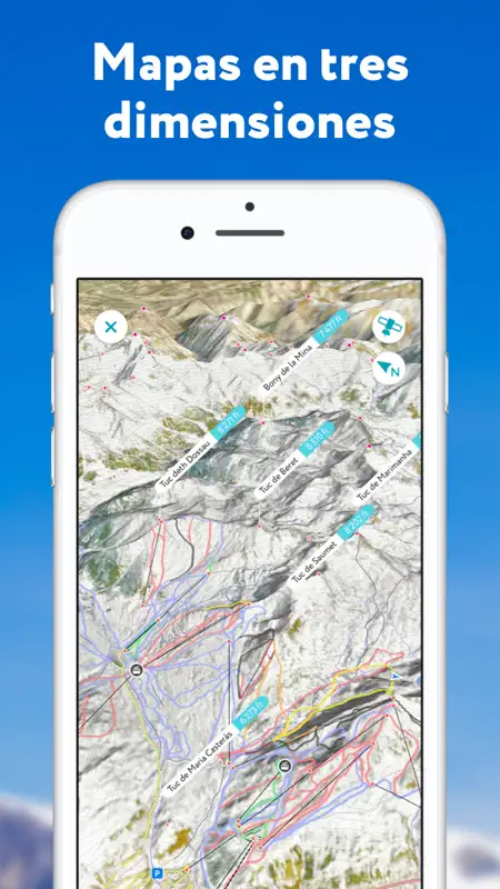 Esquí y senderismo – PeakVisor screenshot 2 of 9