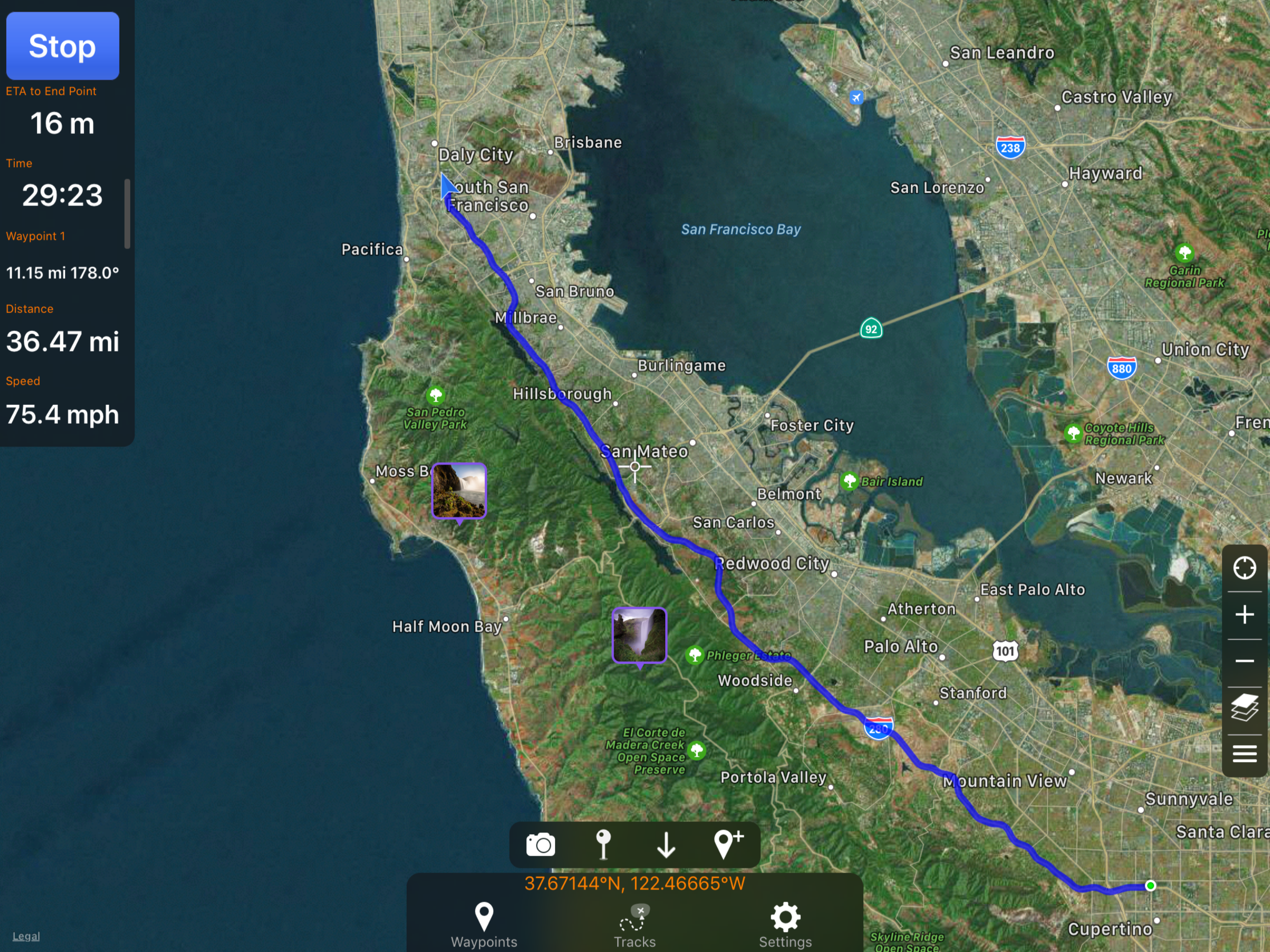 GPS Tracks
