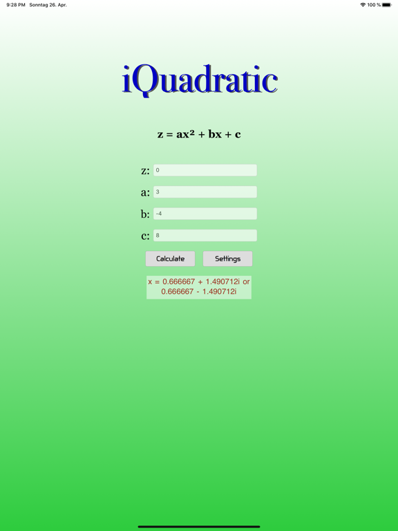 Screenshot #4 pour iQuadratic