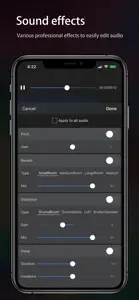 Audio Editor - Music editor screenshot #3 for iPhone