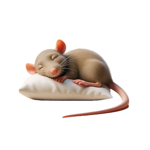Sleeping Rat Stickers