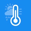 indoor thermometer, weather icon