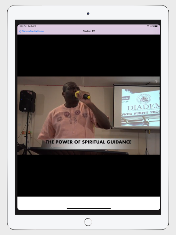 Diadem Media iPad screenshot