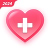 Daily Health-pulse heart track icon