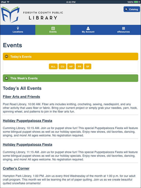 Screenshot #6 pour Forsyth County Public Library