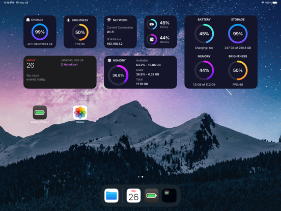 Screenshot #4 pour Battery Widget: CPU Life Saver