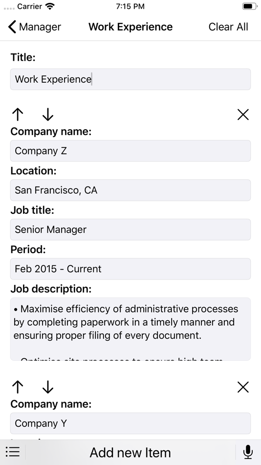 #8. Professional Resume Builder (macOS) By: Alexandr Peancovschi