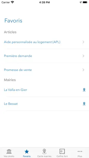 Mes démarches administratives screenshot 4