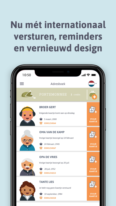 Omapost - stuur een kaartje Screenshot