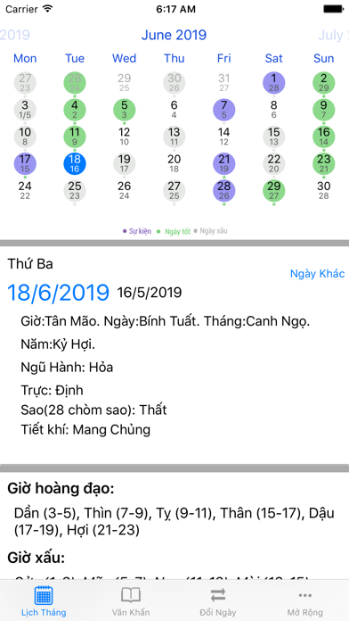 A Lịch Việt -NoAds LichVanNien iPhone screenshot 1 - Productivity app