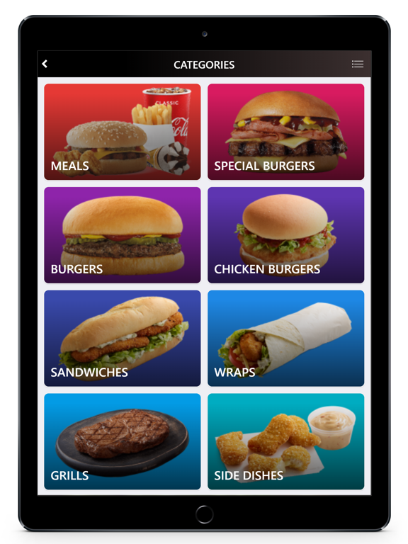 RestBurger iPad screenshot