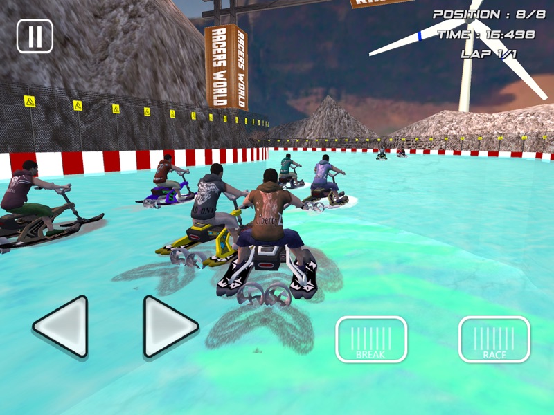 Jet Ski Racing Bike Race Games screenshot 8
