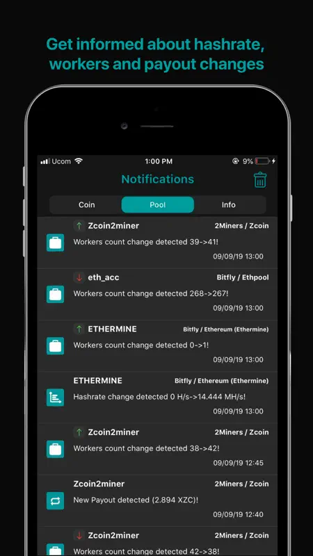 Crypto mining tracker MinerBox screenshot 4 of 9