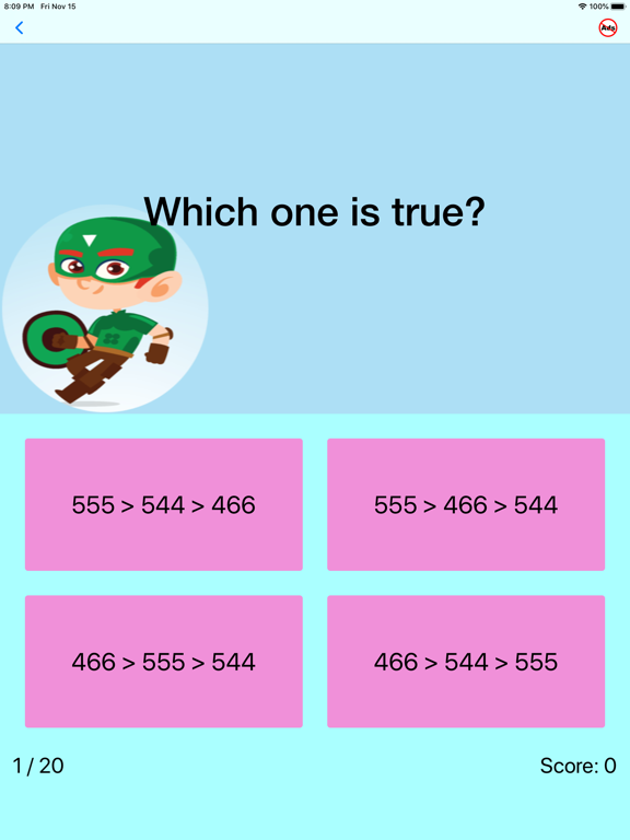Third Grade Math Quiz iPad screenshot 7 - Education app