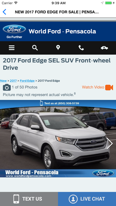 Group 1 Ford of Pensacola iPhone screenshot 4 - Shopping app