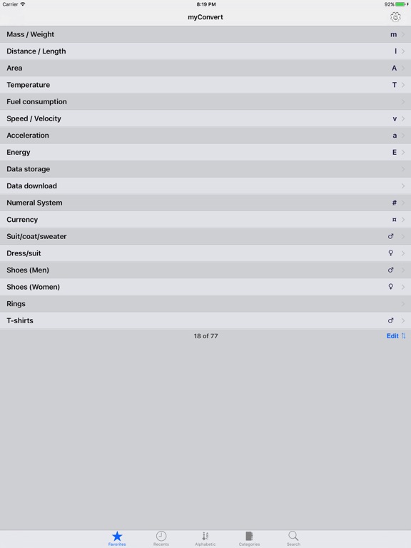 Screenshot #4 pour myConvert Lite