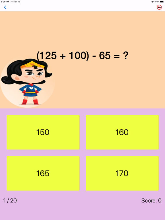 Third Grade Math Quiz iPad screenshot 5 - Education app