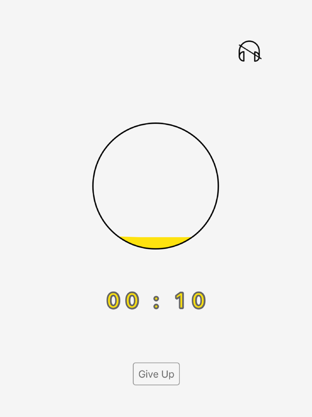 ‎FreeTime: uno screenshot del timer produttivo