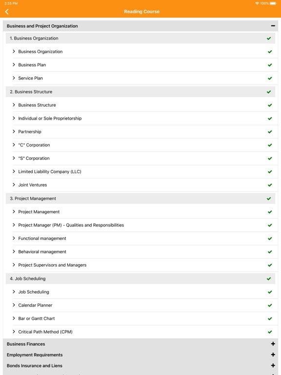 Contractors License Exam Prep iPad screenshot 5 - Education app
