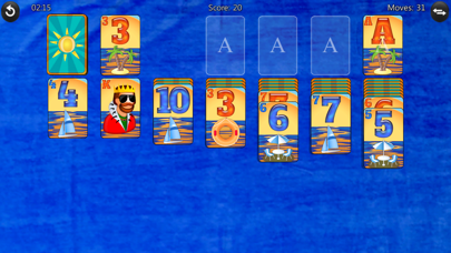 Screenshot #1 pour Summer Solitaire.