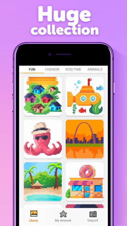 UNICORN: Color by Number Games