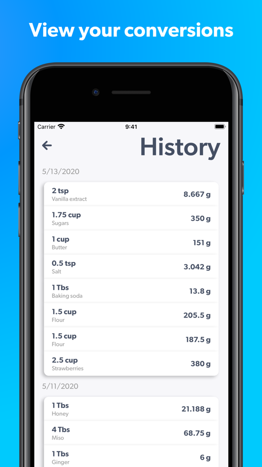 #3. Cooking Conversions (iOS) Podle: Eric Wiener